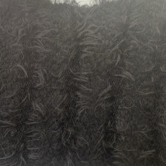 Lauren Michelle Plush Short Sleeve Black Sweater Size M - Picture 5 of 5